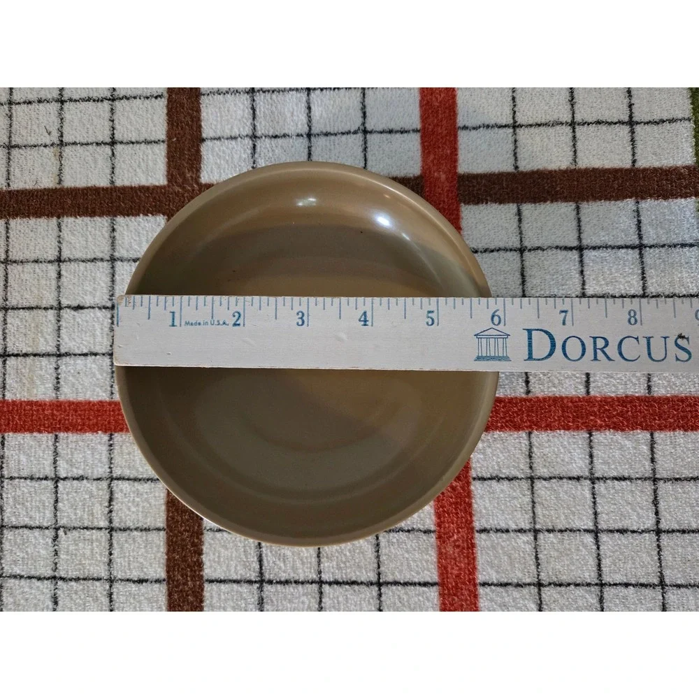 8 Boonton Melamine Bowls Tan Beige 6305 Vintage MCM USA Made Set of 8